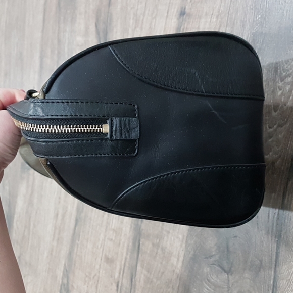 MAYLE Olive & Black Leather Speedy Bag - Picture 4 of 10